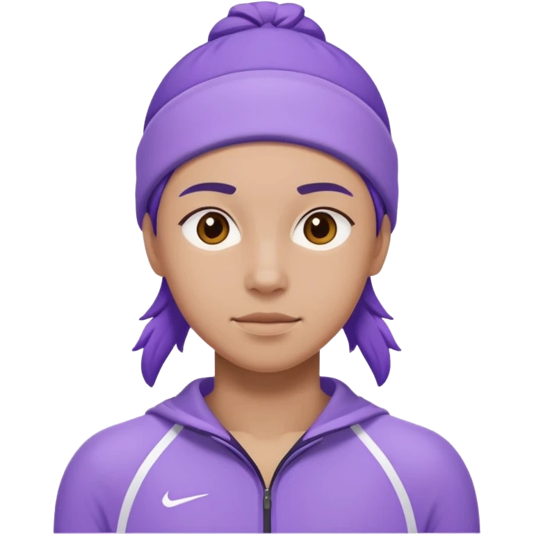 Lavender style sports emoji