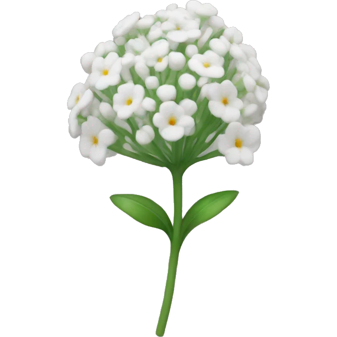 Baby’s Breath flower  emoji