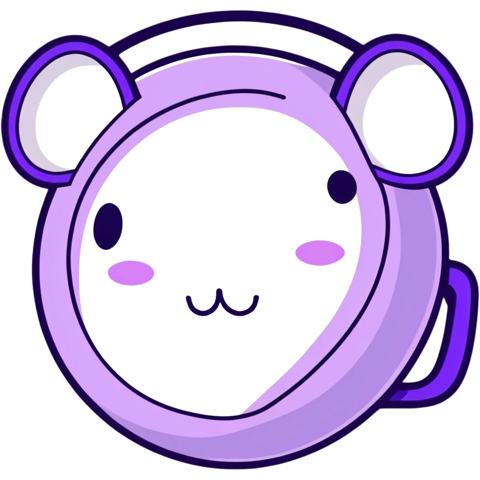 Purple Text saying “NEED” emoji