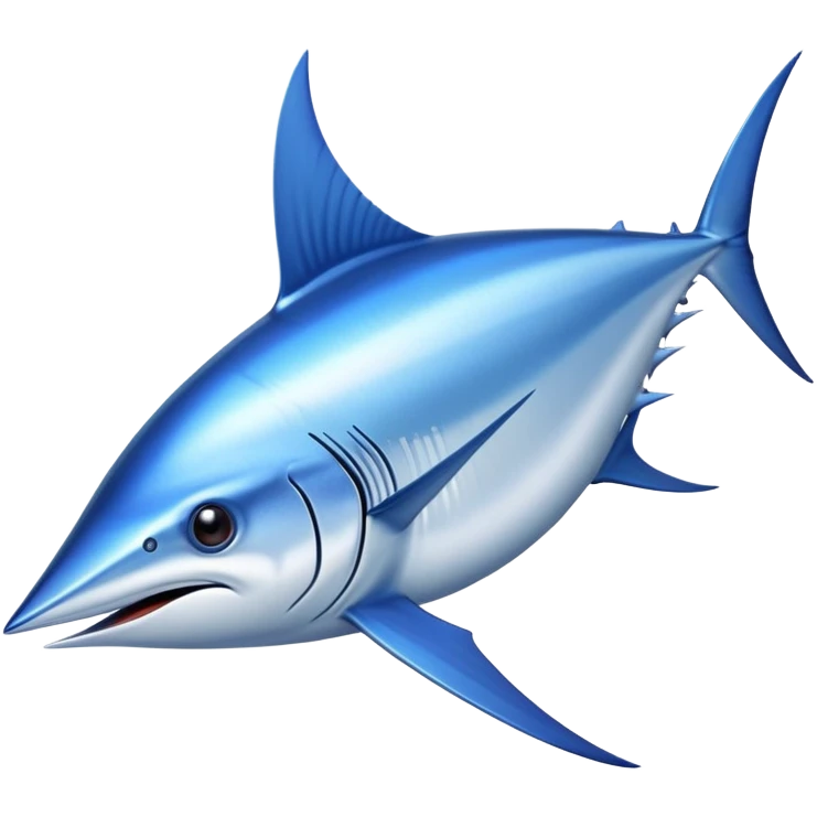A swordfish glides through the ocean with its long, sharp bill cutting through the water with speed and precision emoji