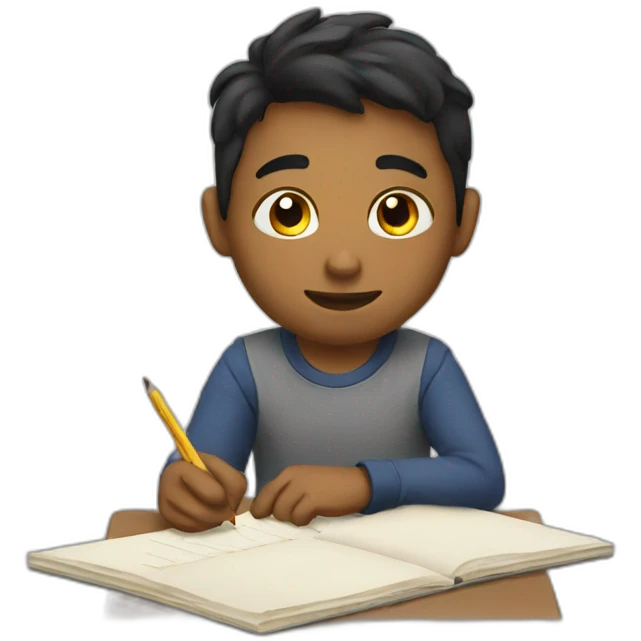 Me doing homework emoji