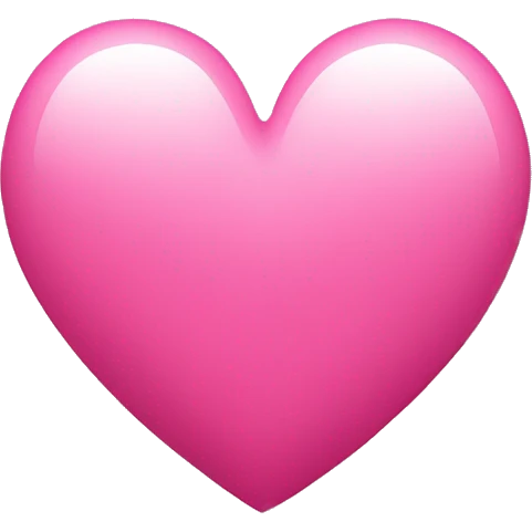 pink heart with a M in the center  emoji