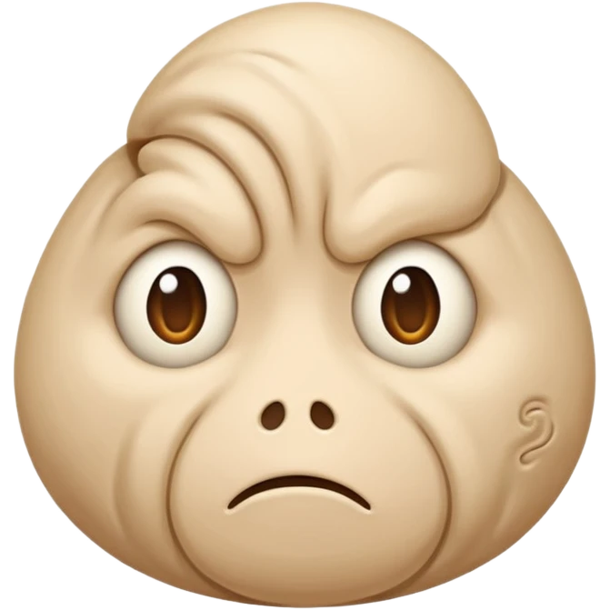 skeptical testicle emoji