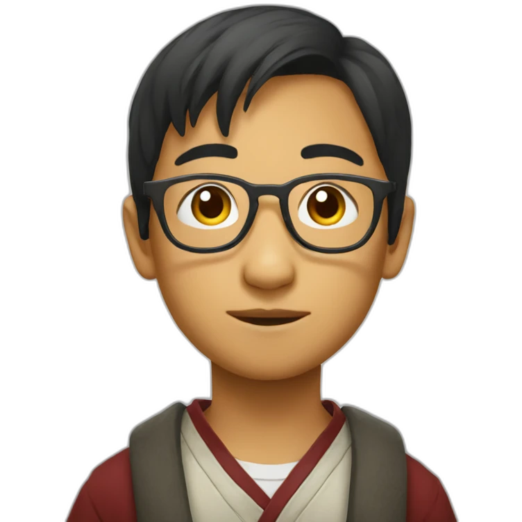 tibetan boy with glasses emoji emoji