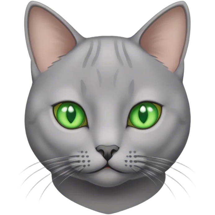 Grey shorthair cat  emoji