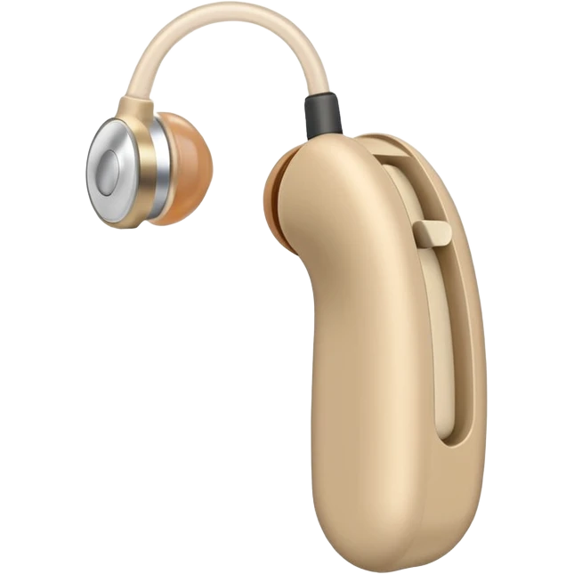 Generate a in ear canal hearing aid emoji