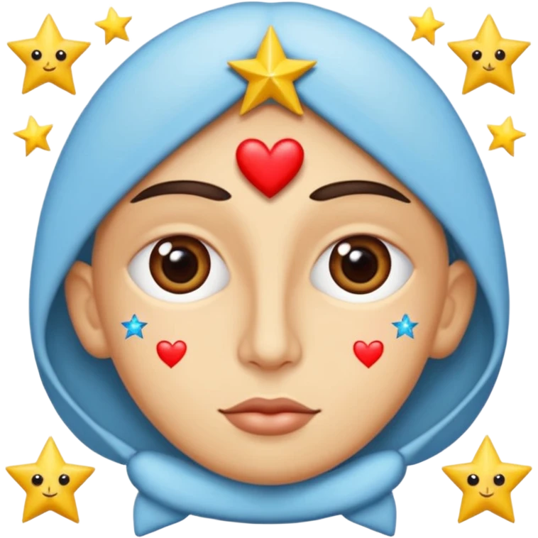 Quiero un emoji con el rostro de Félix de straykid, pero con los ojos más rasgados y con corazones, estrellas y destellos de luces alrededor, sobre su cabeza que diga "Te amo Josefa" con letras modernas pero cambia esos tonos que sean más naturales y que parezca un a persona oriental emoji