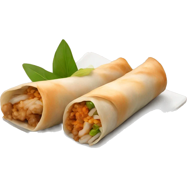 spring rolls  emoji