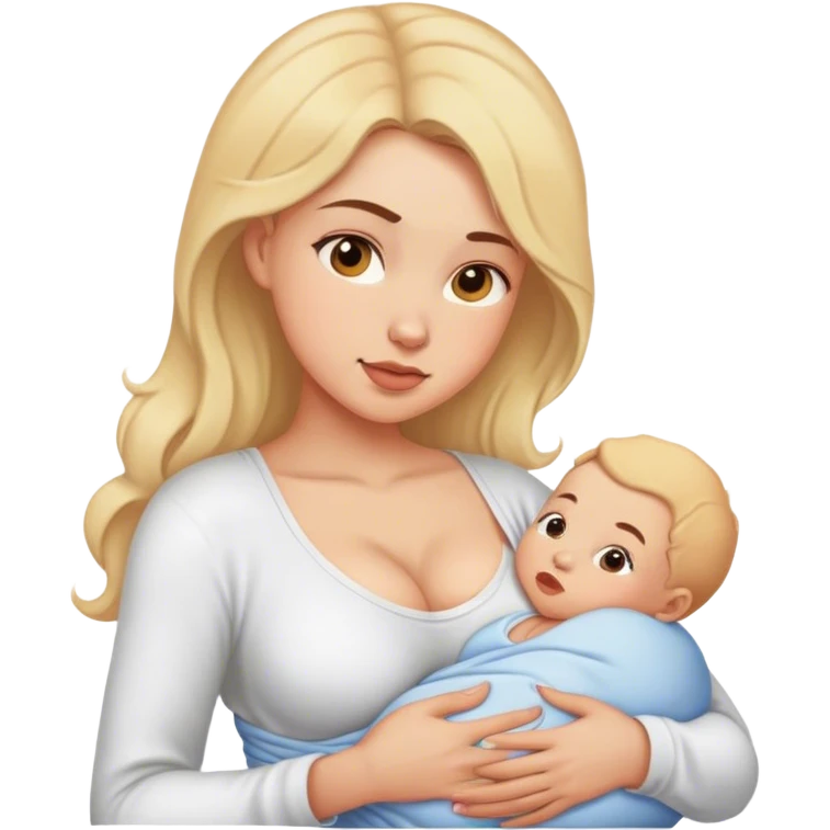 Woman breastfeeding  emoji