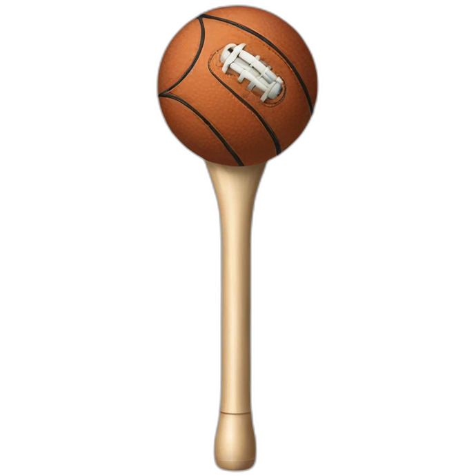 Ball stick ball emoji