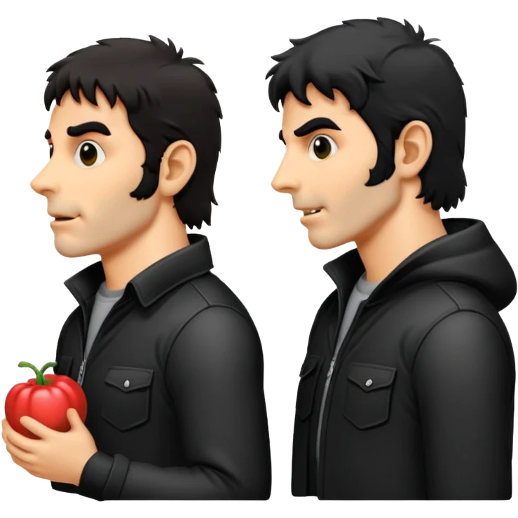 GENERAME  ENTRE 3 Y 5  ICONOS TIPO EMOJI SILUETEADOS SIN FONDO   ESTILO RETRO OCHENTERO CON LA TEMATICA DE LA PELICULA An American Werewolf in London (Un hombre lobo americano en Londres) emoji