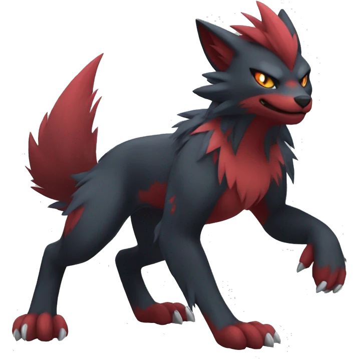 Litten-Zoroark full body emoji