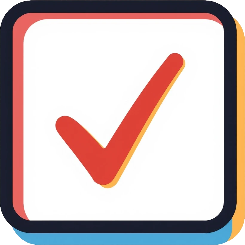 checkbox with check mark emoji
