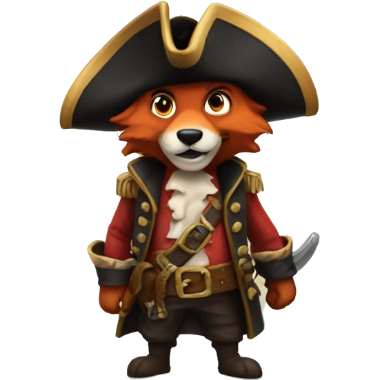 Foxy the pirate  emoji