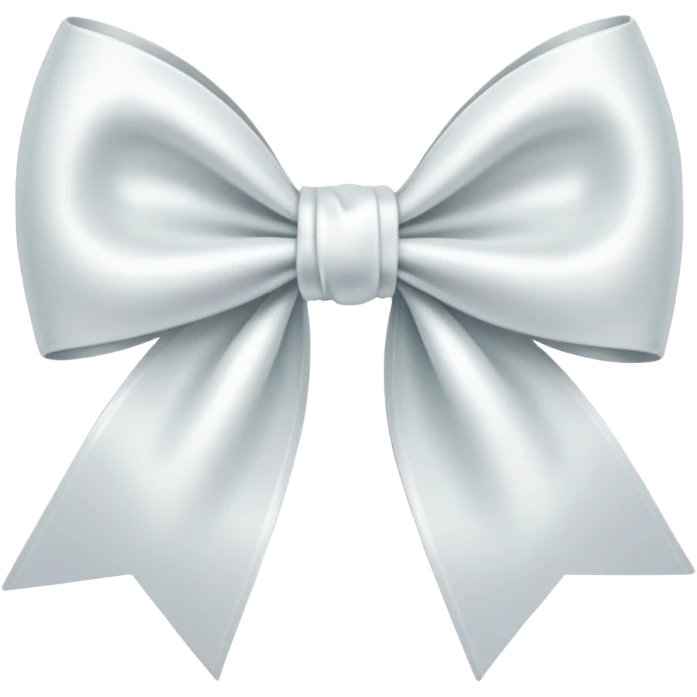 white bow emoji