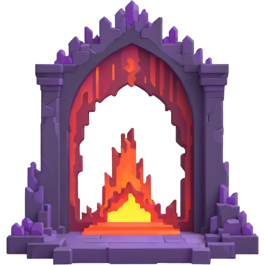 Minecraft Nether portal emoji
