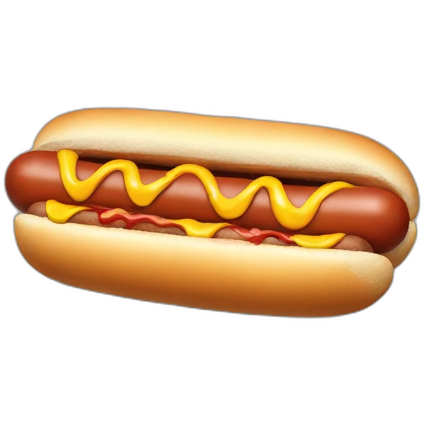 Hotdog slap emoji