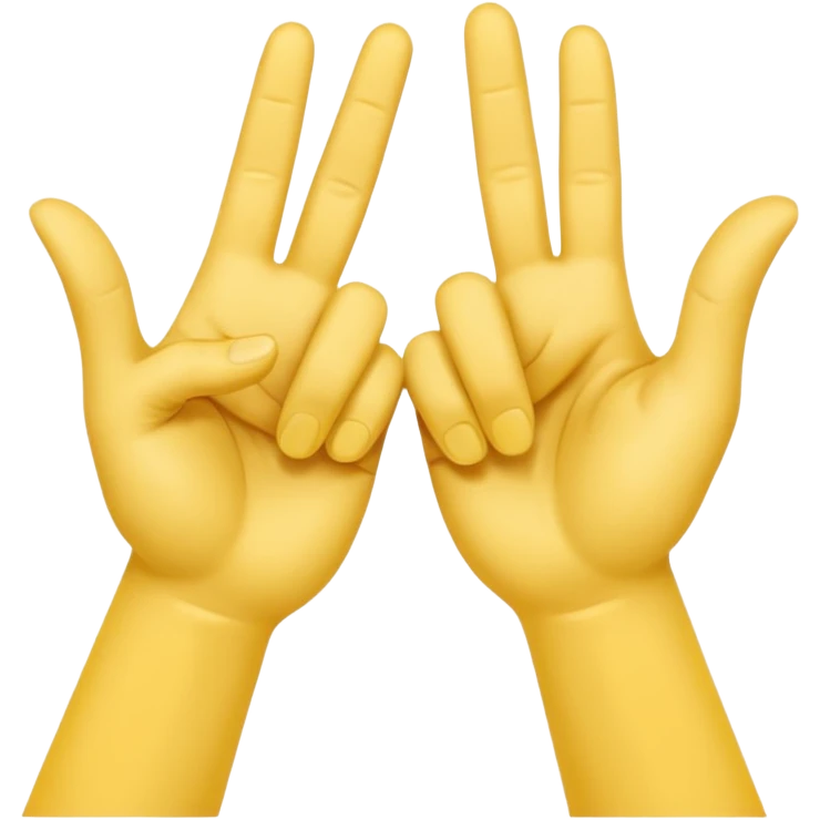 Yvl handsign yellow  emoji