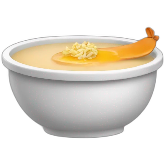 Shoe in the soup emoji