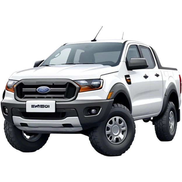 Ford Ranger - Ford (Model Year: 2024) (Iconic colour: White) emoji