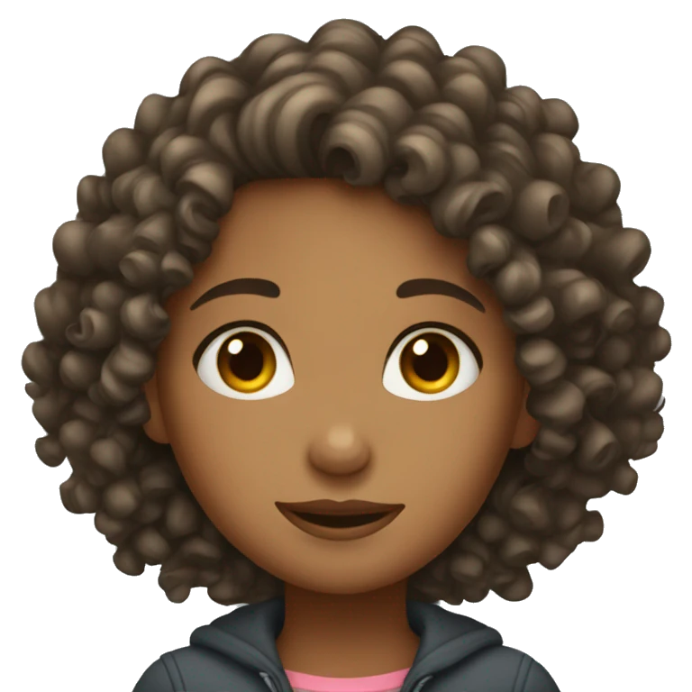 curly haired girl  emoji