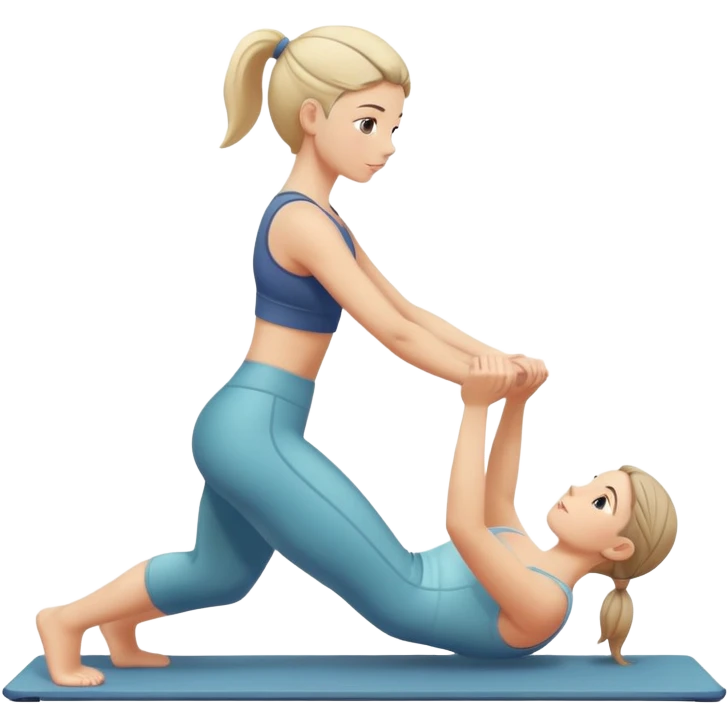 Pilates girl emoji