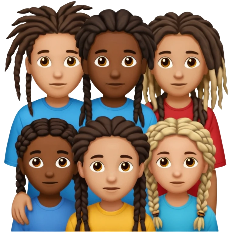 5 black siblings 2 that’s a boy and 3 that’s a girl. Both of the boys has dreads one of the boys is 6. One girl is 6 the other girls has braids and one is 18 and the other one is 23. The other boy is 22 But they all are dark skinned emoji