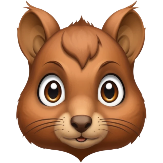 Sad Squirrel with tattoos  emoji