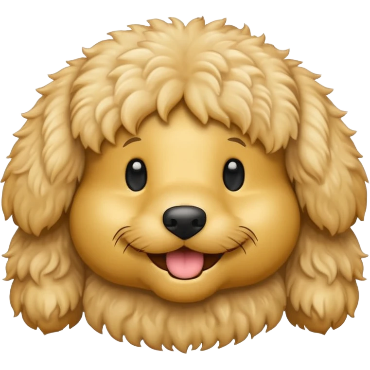 ivory golden doodle emoji  emoji