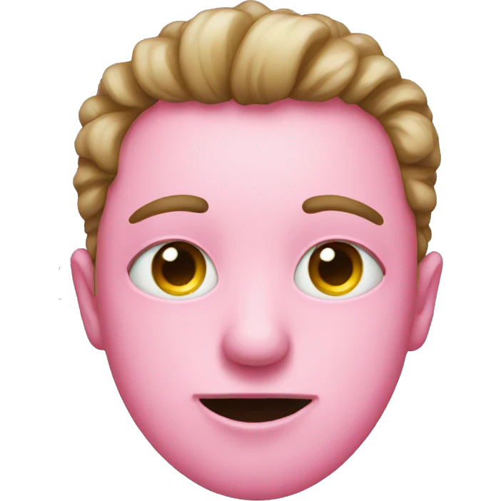 pink heart eye face emoji