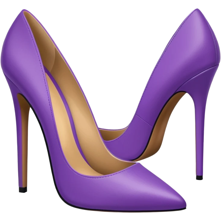 Violet heels emoji