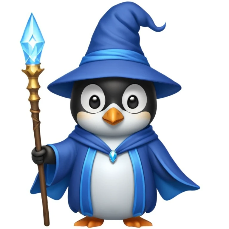 Penguin Wizard emoji