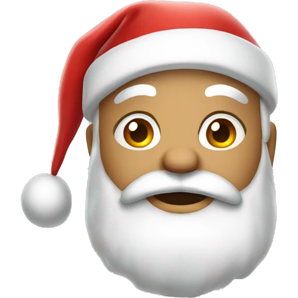 Back Santa claus  emoji
