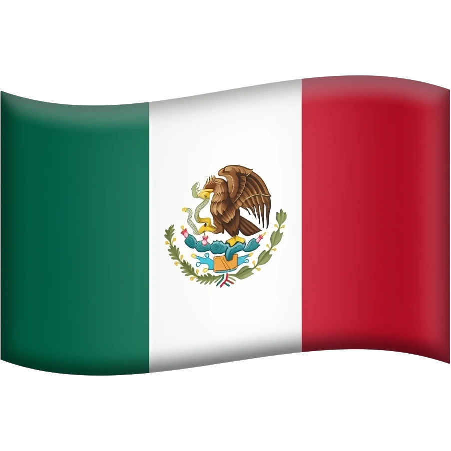 Haz la bandera del imperio mexicano emoji