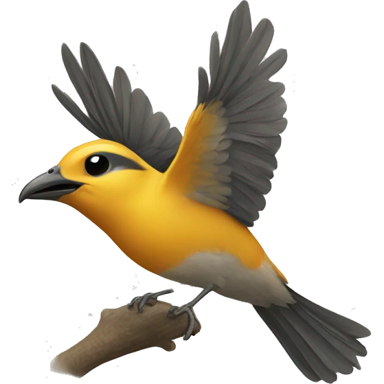 bird crashes calendar emoji