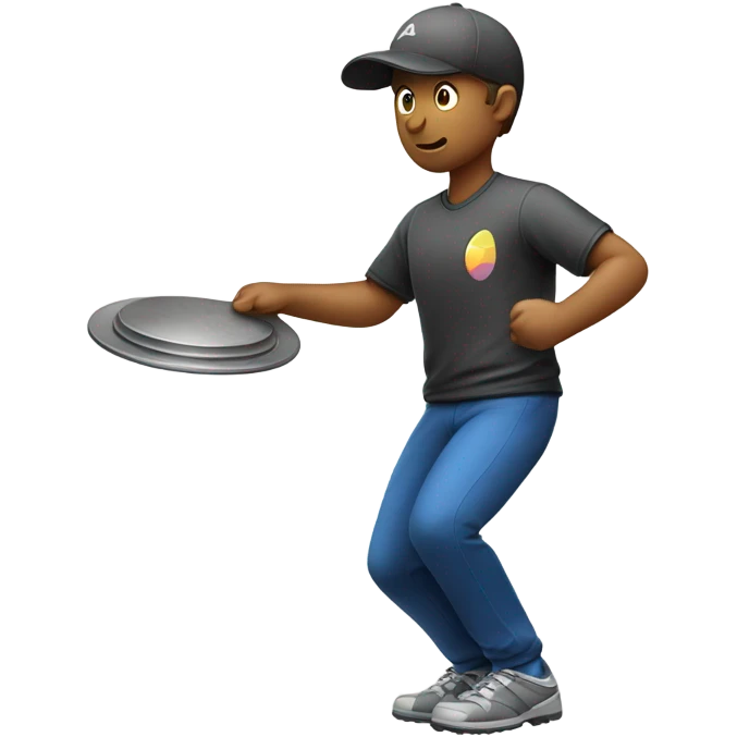 Disc golfer emoji