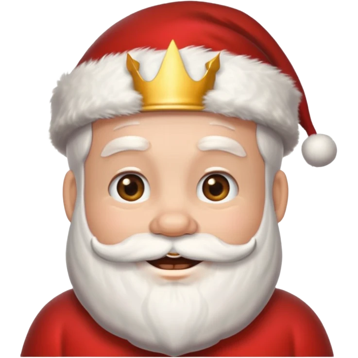santa with crown emoji