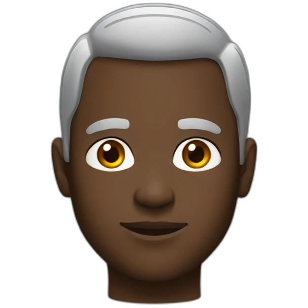 Black man AI-Large-Language-Model emoji