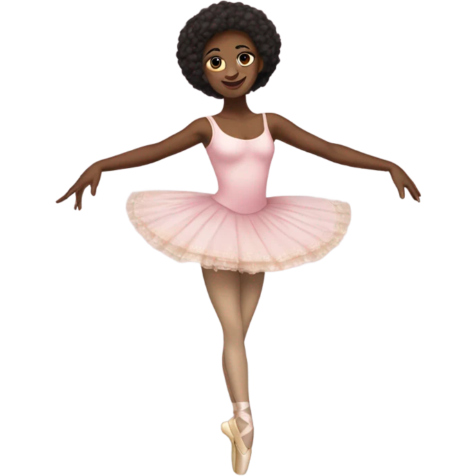 Ballet dancer in thigh highs emoji