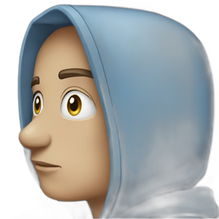 Hoddie allen yeux bleu emoji