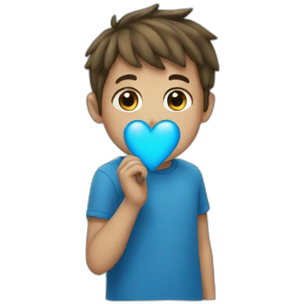 Blue heart emoji