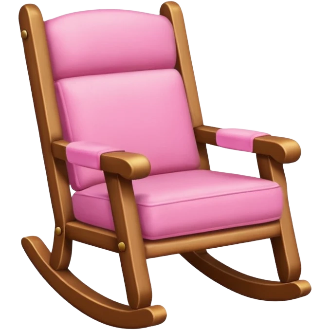 rocking pink chair emoji