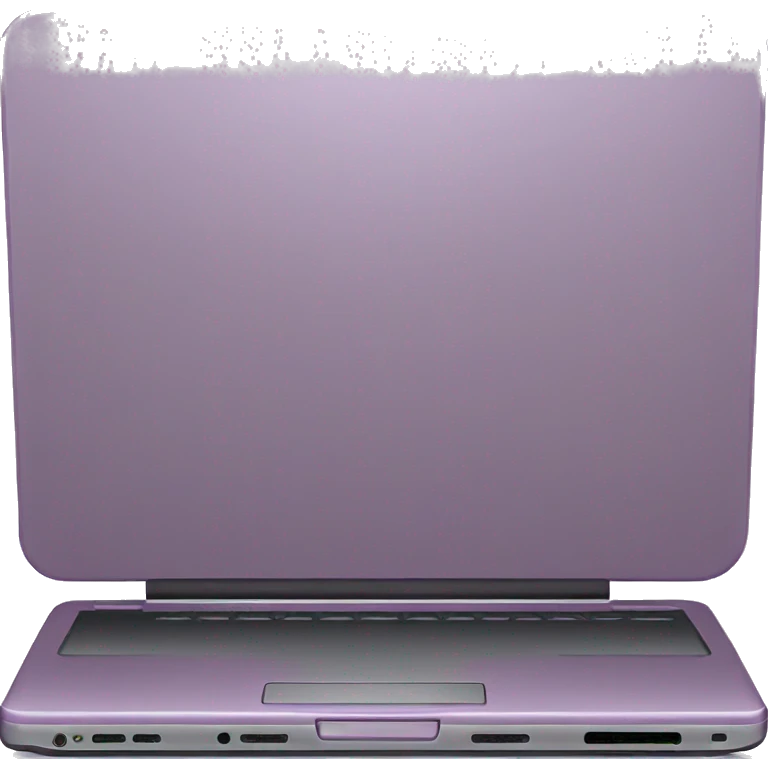 dark mauve laptop front screen emoji