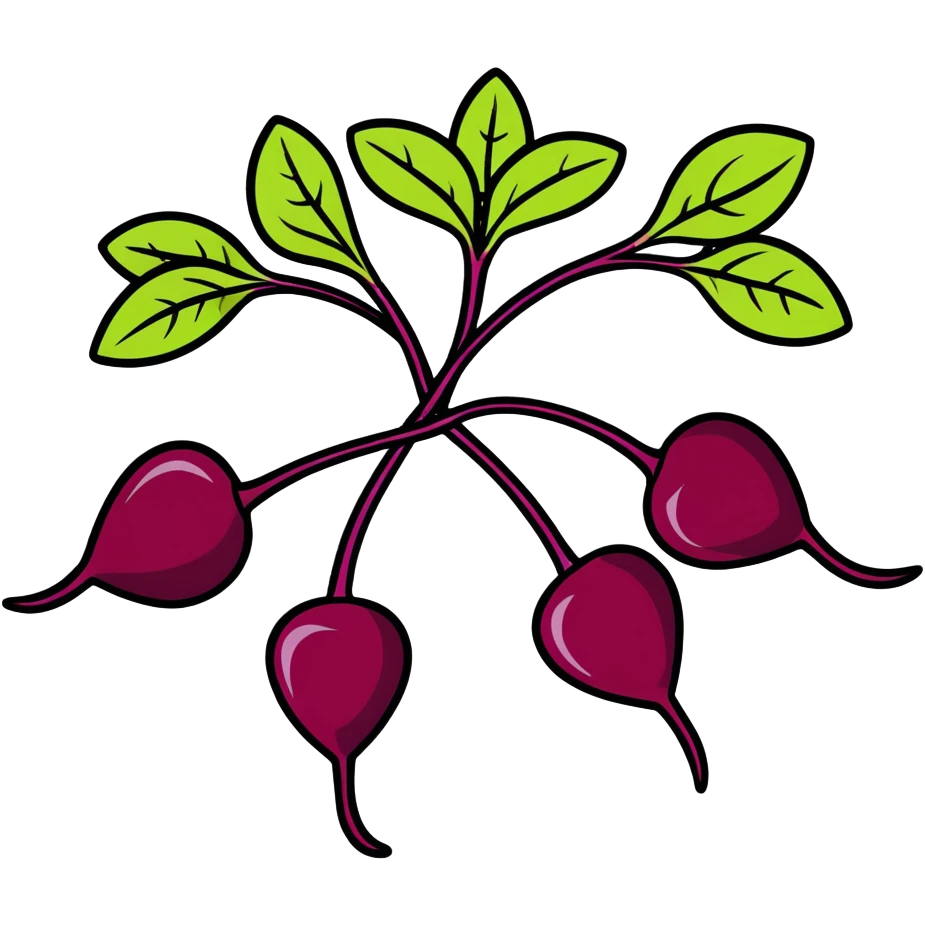 Spinning beets  emoji