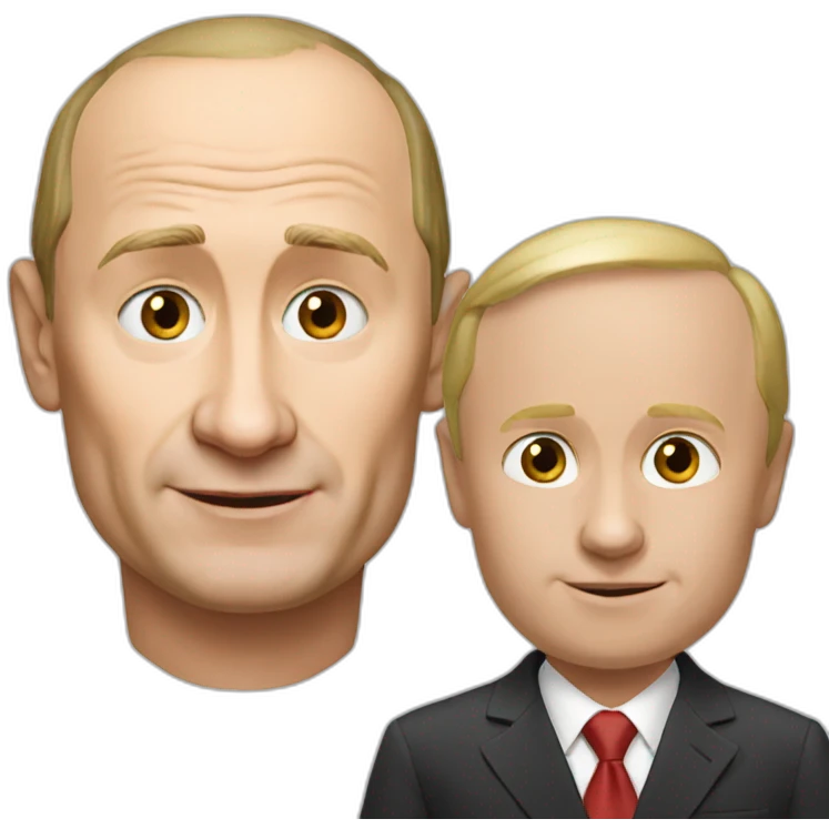 Putin and Tramp emoji