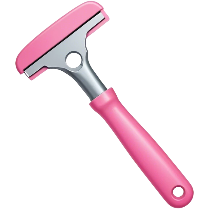 Herramienta de corte color rosa emoji