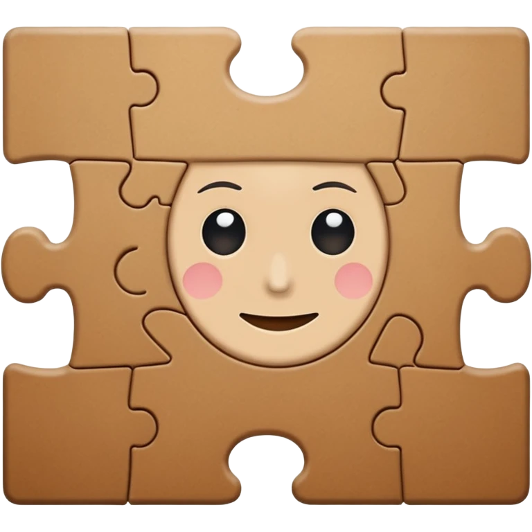 puzzle brown one missing emoji