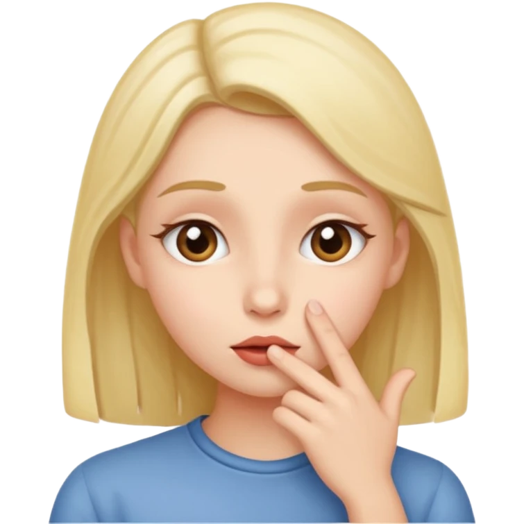 whispering person emoji