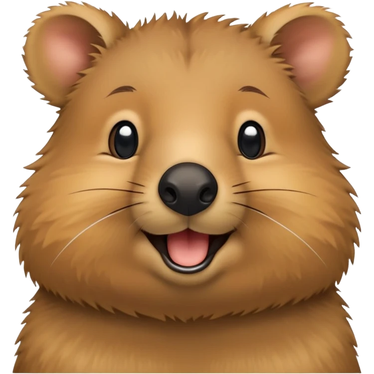 With a quokka  emoji
