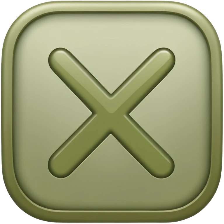 Pale olive check mark emoji